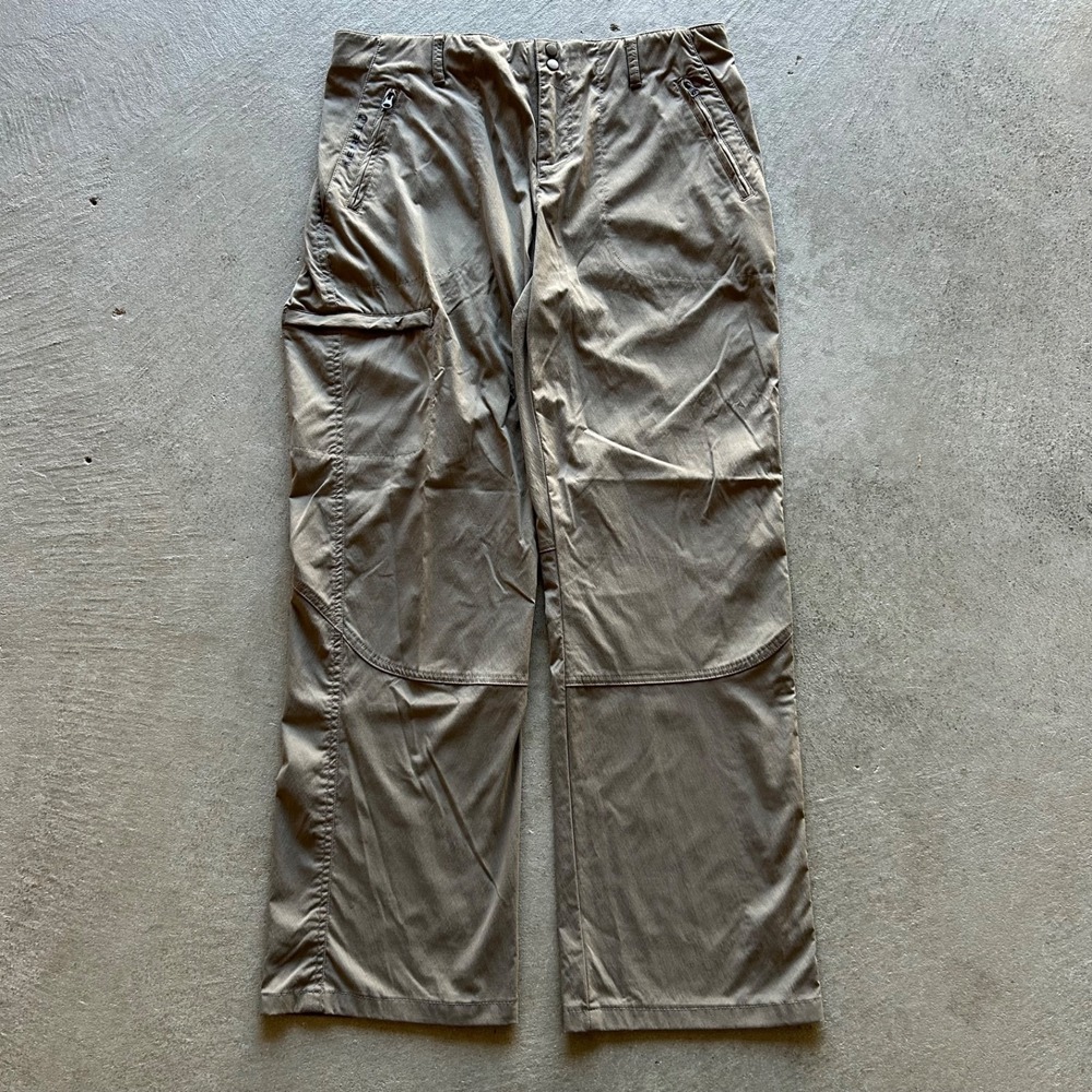 Merrell Pants Womens‎ Size 12 Tan Hiking Performance Zip Cargo Pocket